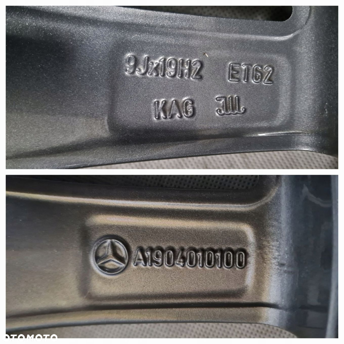 Felga Mercedes GT AMG A1904010100 9x19 ET62 - 5