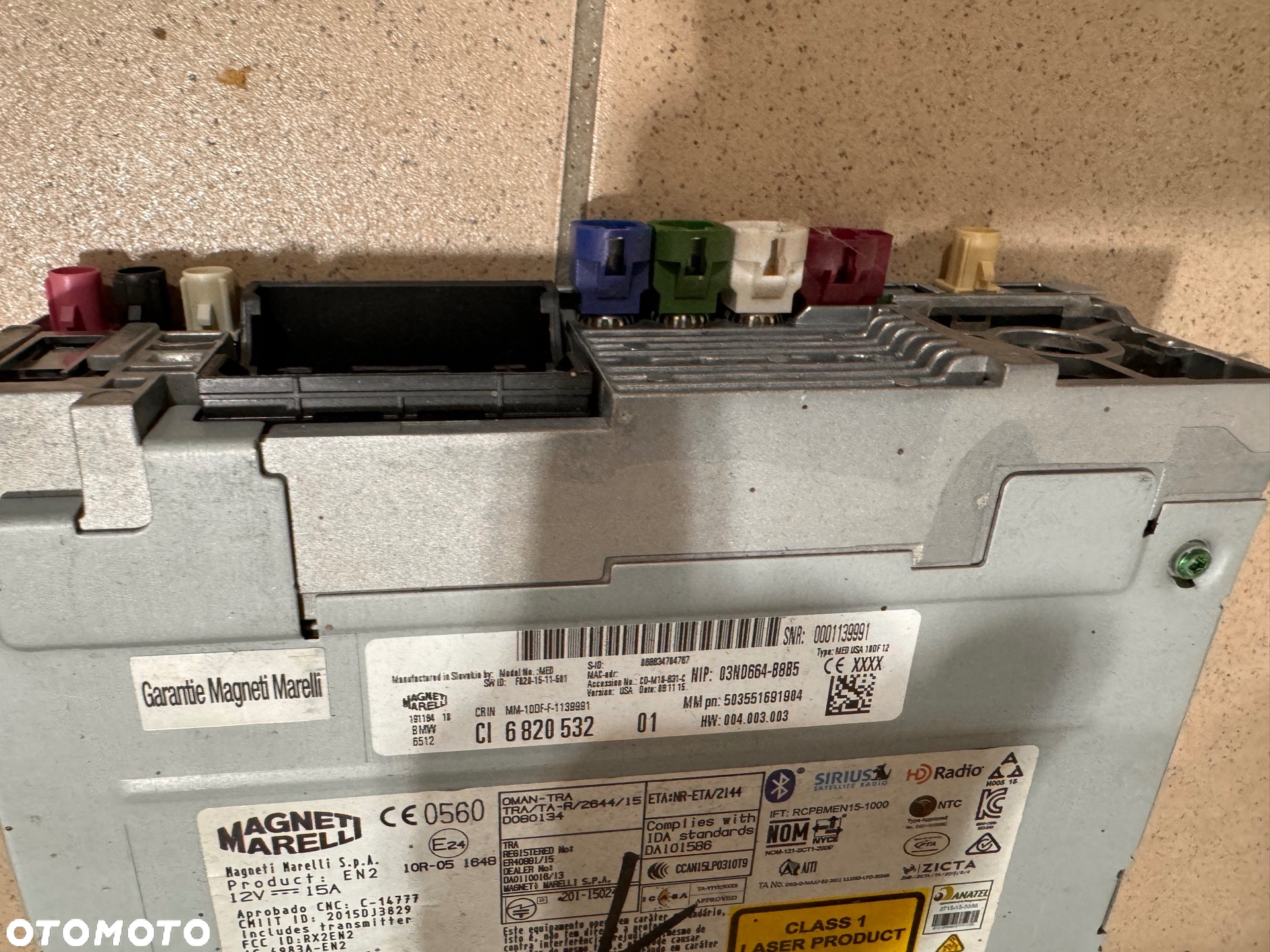 Radio nawigacja BMW  6822078 9381315 6822591 9365847 - 4