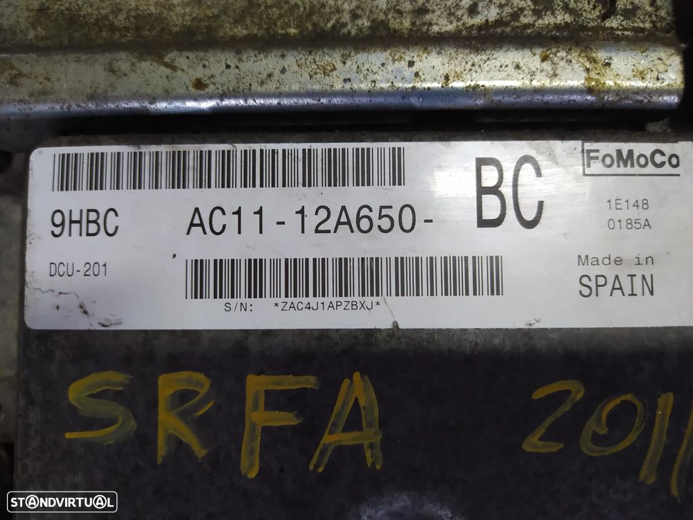 Motor Ford Transit 2.2 TDCI 115cv SRFA - caixa 6 velocidades 8C1R-7002-DG - centralina AC11-12A650-BC - 15