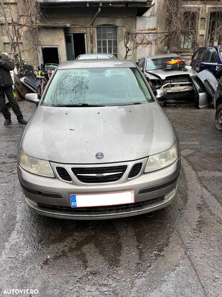 Capota fata motor Saab 93 2006 gri inchis - 6