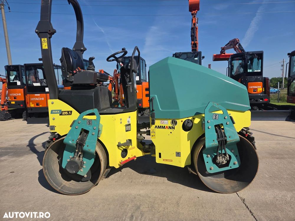 Ammann 2,65tone, latime tambur 1,2m, 2021, 259h, motor Kubota 31CP, lung 2,1m, intoarce in 2,5m, posibilitate leasing 3ani, CA NOU-PROMOTIE 19.900 EUR+Tva - 13