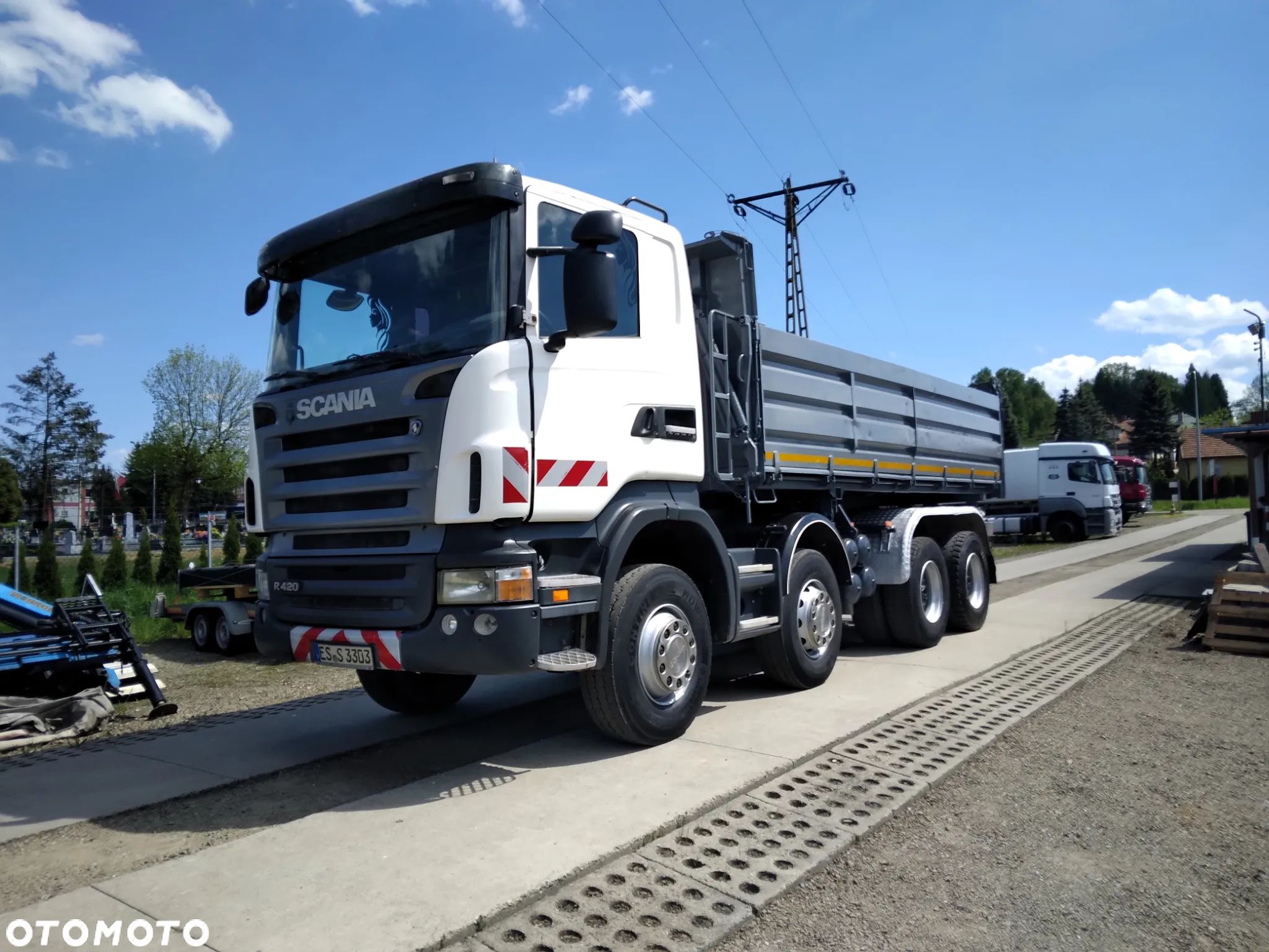 Scania R420 8X4 resor faktura vat - 1