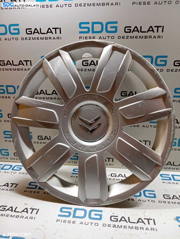 Capac Ornament Janta Roata Citroen C4 1 2004 - 2011 Cod 9657734780 [M7405] - 4