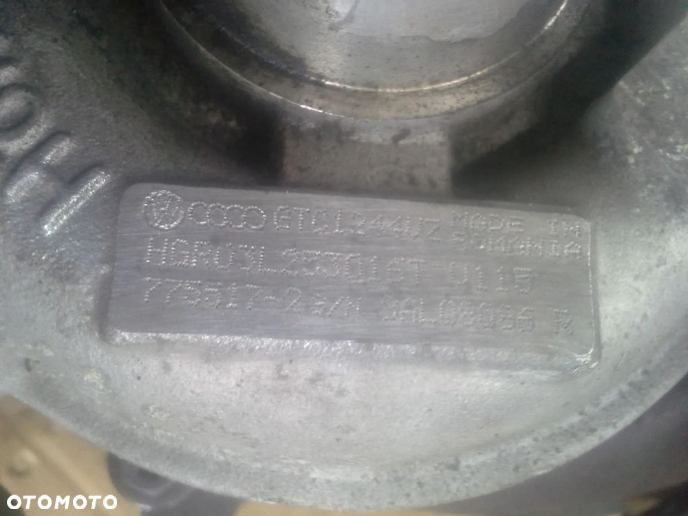 Audi Seat Skoda Volkswagen 1.6 TDi CAY turbosprężarka Garrett GTC1244VZ  03L253016T - 11