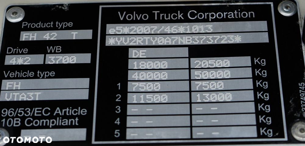 Volvo / FH / 460 / EURO 6 / ACC / HYDRAULIKA / NISKI / NOWY MODEL - 11