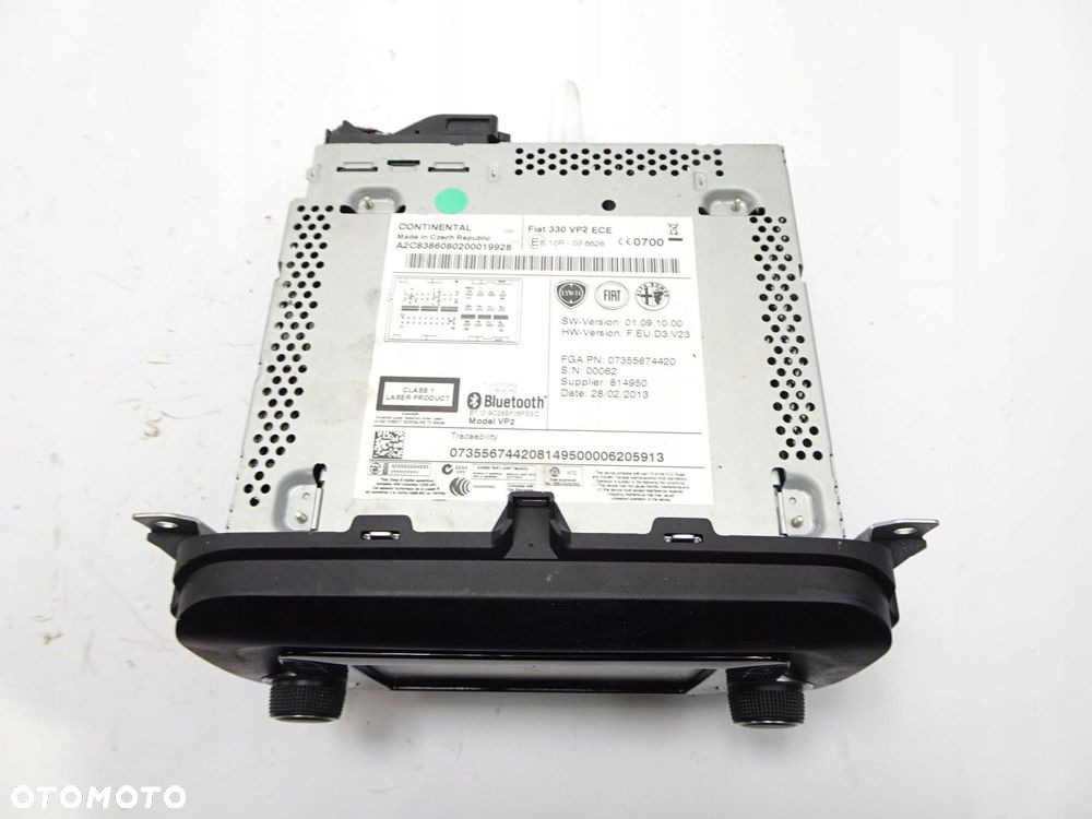 radio cd fiat 500l 07355674420 - 7