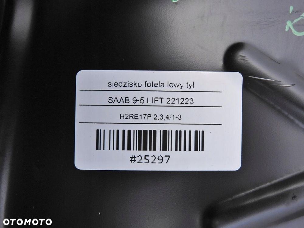 SIEDZISKO KANAPY LEWY TYŁ SAAB 9-5 KOMBI - 8