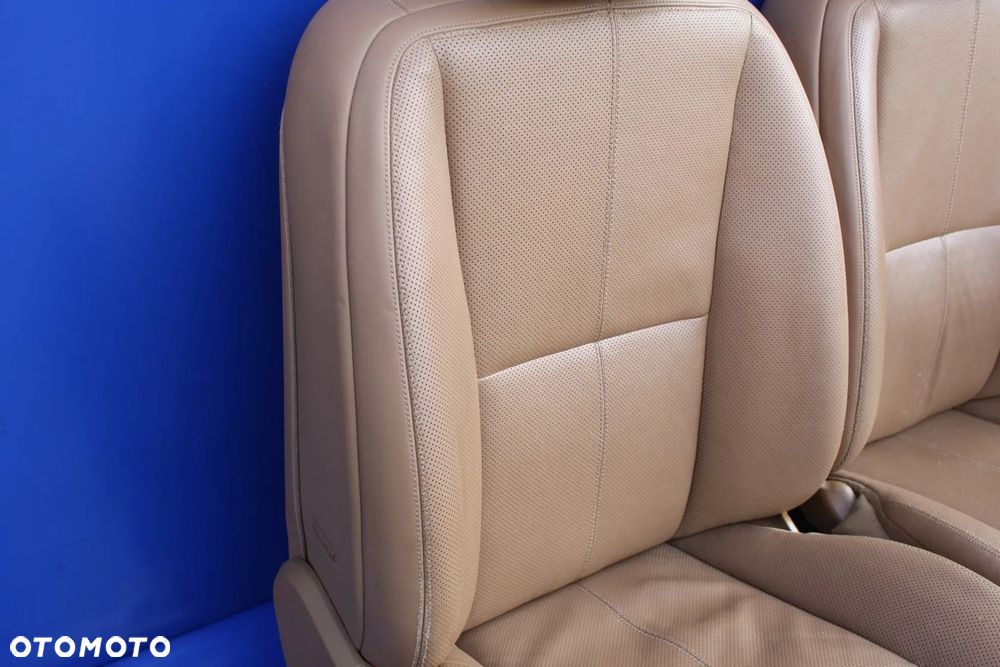 Fotele dynamiczne wentylowane masaże brąz OE Mercedes W221 - 14