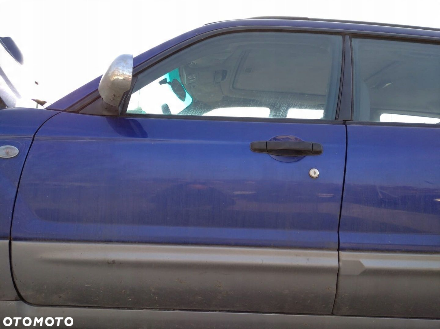 SUBARU FORESTER 2 II SG 02-06 DRZWI LEWE PRZÓD PRZEDNIE GRANATOWE 2C3 - 3