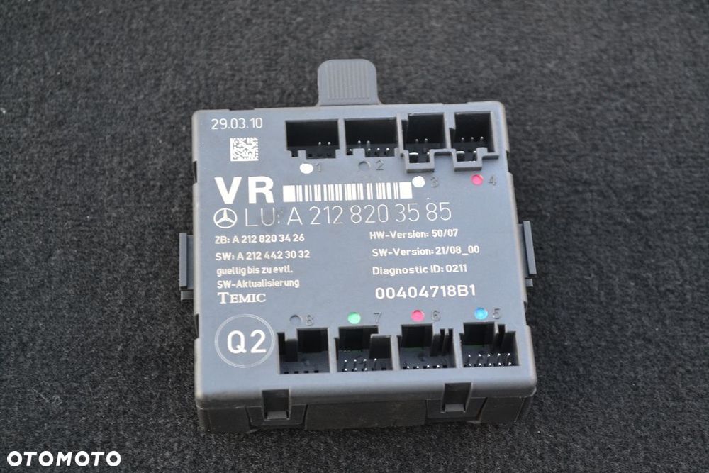 MERCEDES W212 W204 MODUŁ STEROWNIK DRZWI 2128203585 - 1