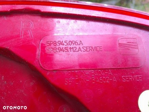 SEAT ALTEA XL PRAWA TYLNA LAMPA ORYGINAŁ EUROPA - 7