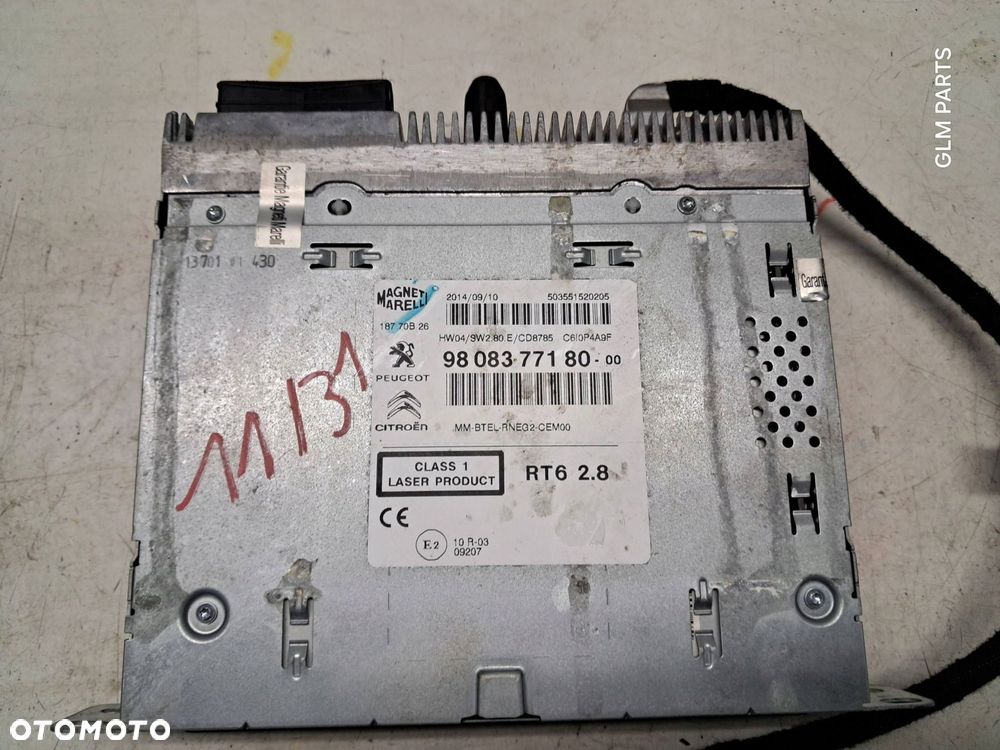 citroen c4 ii b7 radio nawigacja 9808377180 - 2