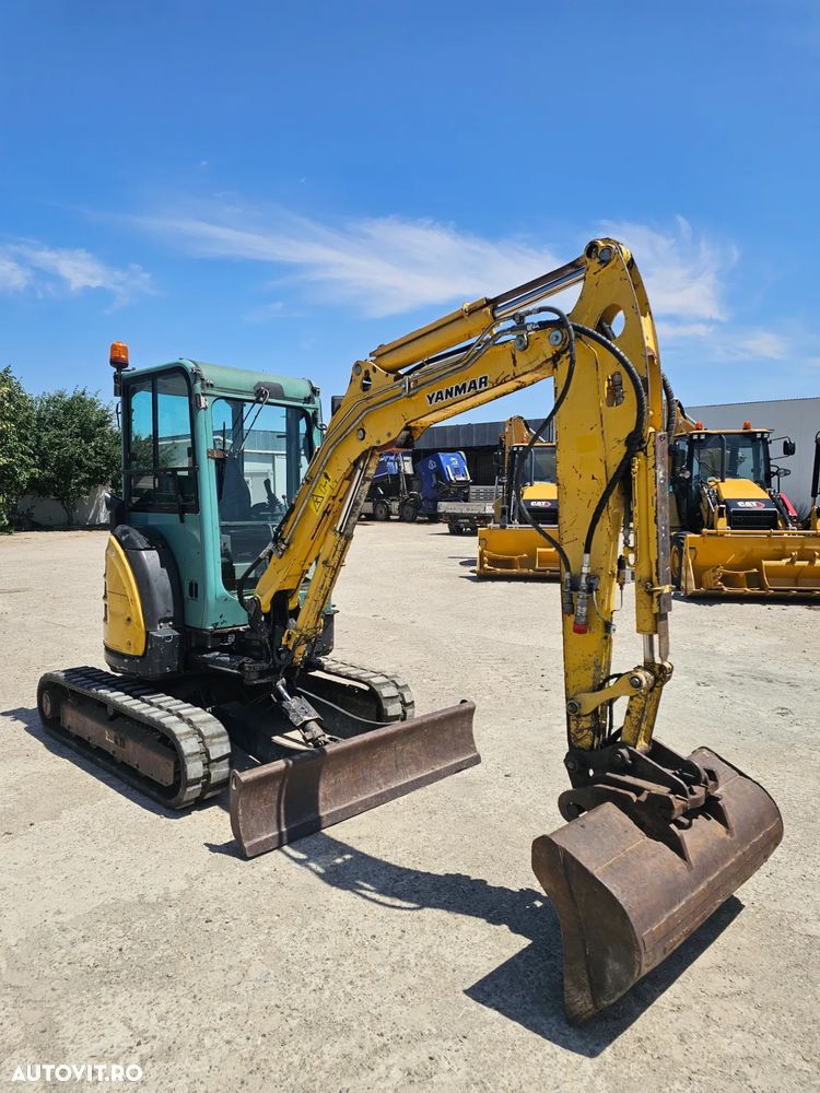 Yanmar VIO38 miniexcavator compact pe senile - 11