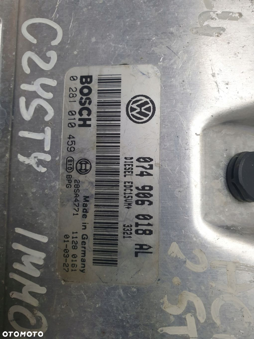 STEROWNIK KOMPUTER SILNIKA VW T4 2.5 TDI HCV 074906018AL - 4