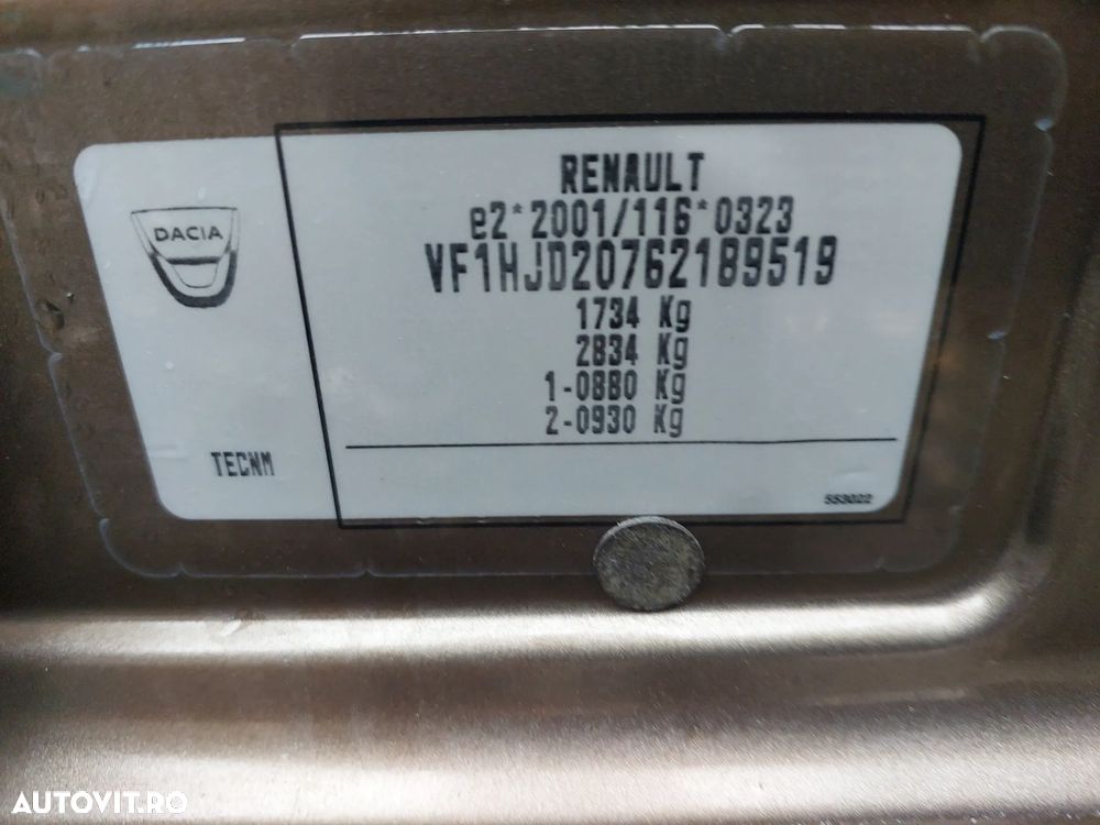 Dacia Duster 1.6 SCe Prestige jante 17" - 18