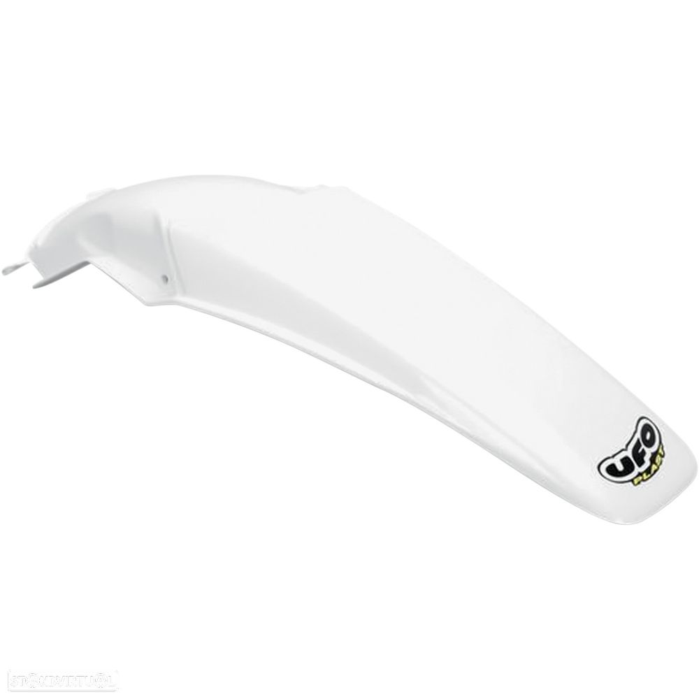 guarda lamas traseiro ufo branco honda cr 125 / 250 - 1
