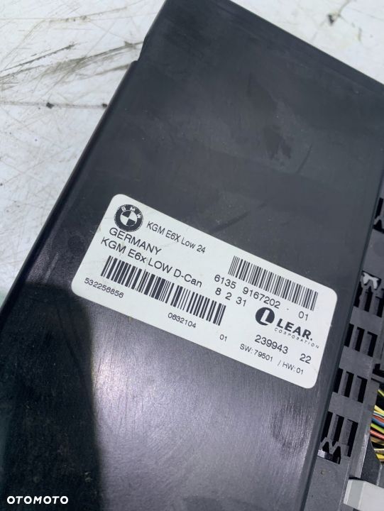 MODUŁ STEROWNIK GATEWAY NADWOZIA 9167202 BMW E60 - 2