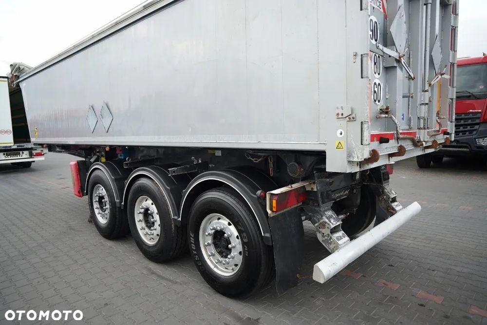 Stas / WYWROTKA - 28 m3 / ALUMINIOWA / OŚ PODNOSZONA / PLANDEKA ELEKTRYCZNA /   WAGA: 5 260 KG / / - 11