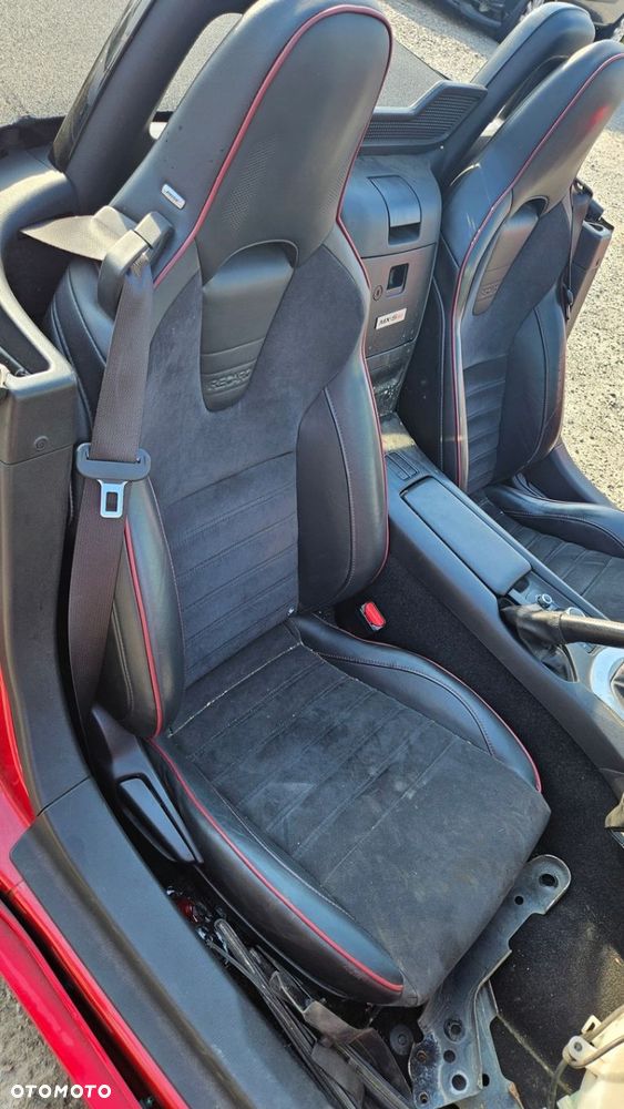 Fotel fotele RECARO PÓŁSKÓRA ALCANTARA czarna BOSE Mazda Mx-5 ND EUROPA - 3
