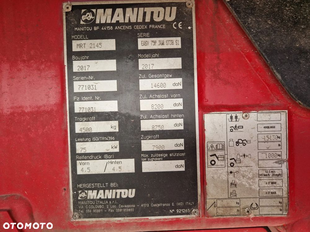 Manitou MRT 2145 G115 - 10