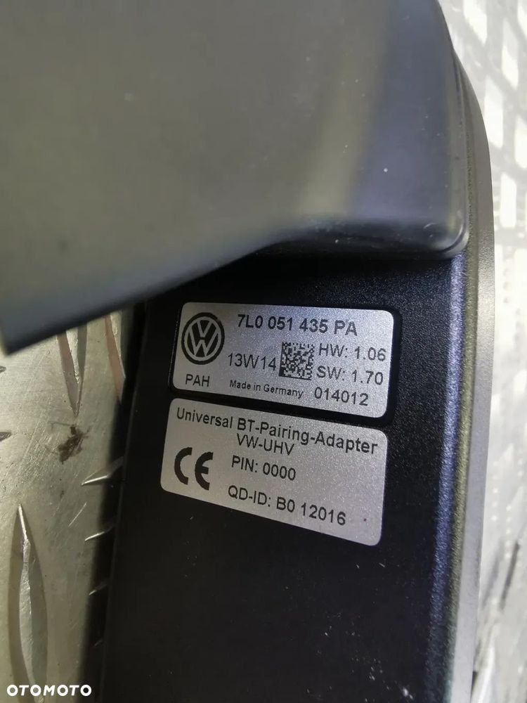 VW TOUAREG 7L 03-09R ZESTAW GLOŚNOMÓWIĄCY BLUETOOTH ADAPTER 7L0051435 PA - 3