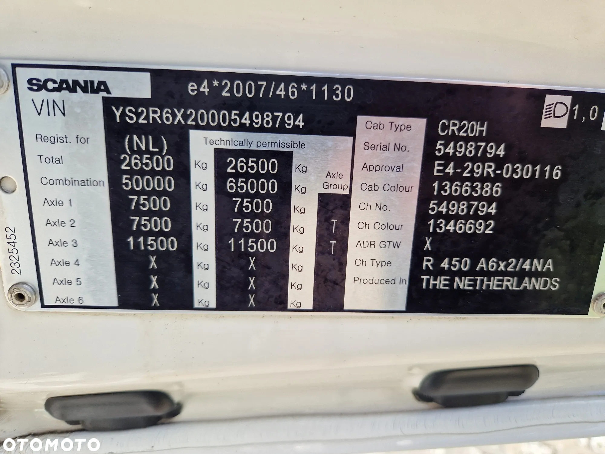 Scania R450 PUSHER 6x2/4 RETARDER AUTOMAT/65000kg - 12