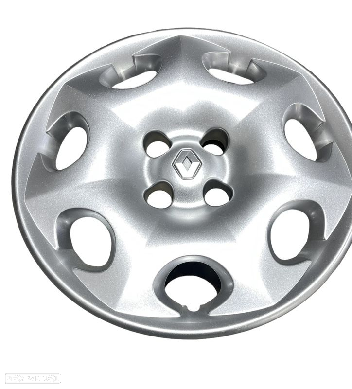 Conjunto tampões roda 15 Renault Originais - 2