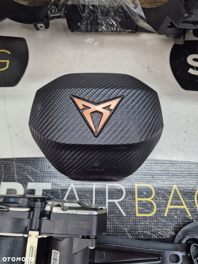 CUPRA BORN DESKA ROZDZIELCZA KONSOLA KOKPIT PULPIT PODUSZKI AIRBAG AIR BAG PASY KIT SET - 8