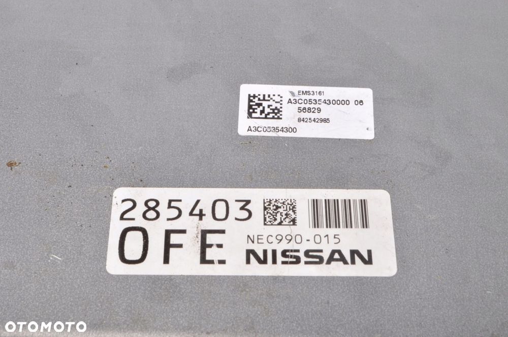 NISSAN JUKE II F16 1.0 KOMPUTER SILNIKA 24R 237106PB10 237106PB1A - 5