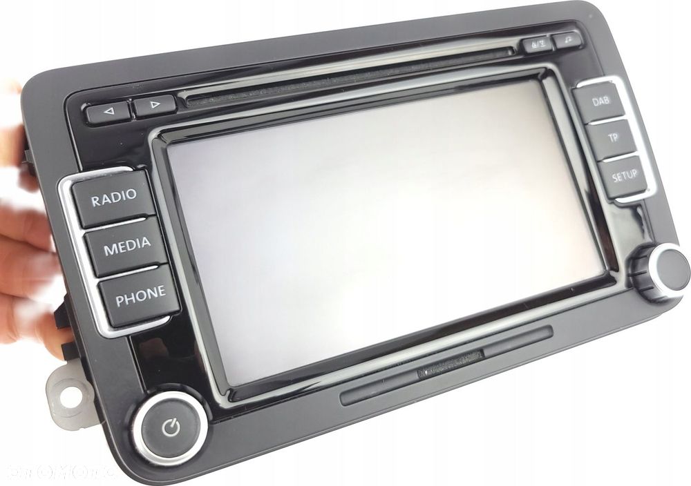 VW PASSAT B6 B7 GOLF V VI TOURAN RADIO DOTYKOWE 3C8035195A DAB Z KODEM - 4