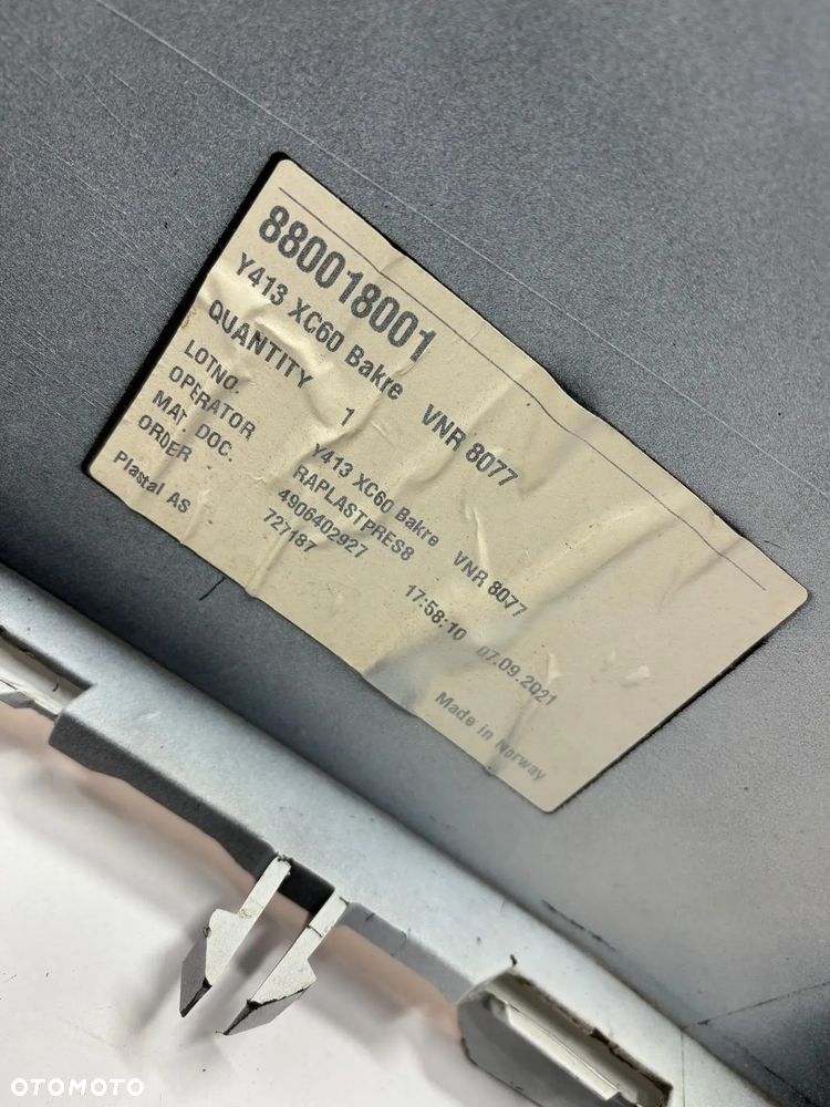 Volvo XC60 I Zderzak Tył Tylny 30763426 - 11