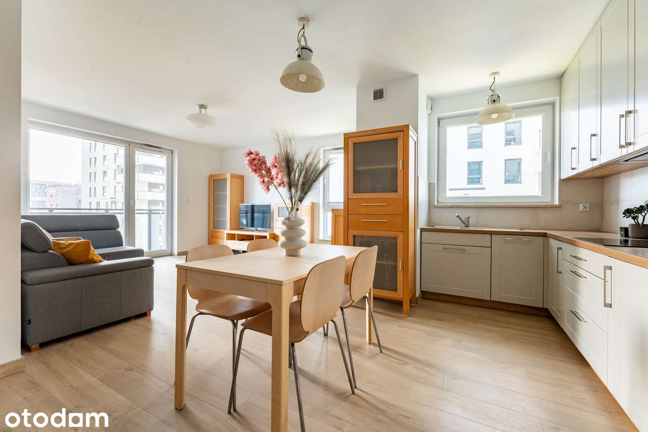 Słoneczny apartament | Bastion Wałowa | Balkon 8 m² | Garaż