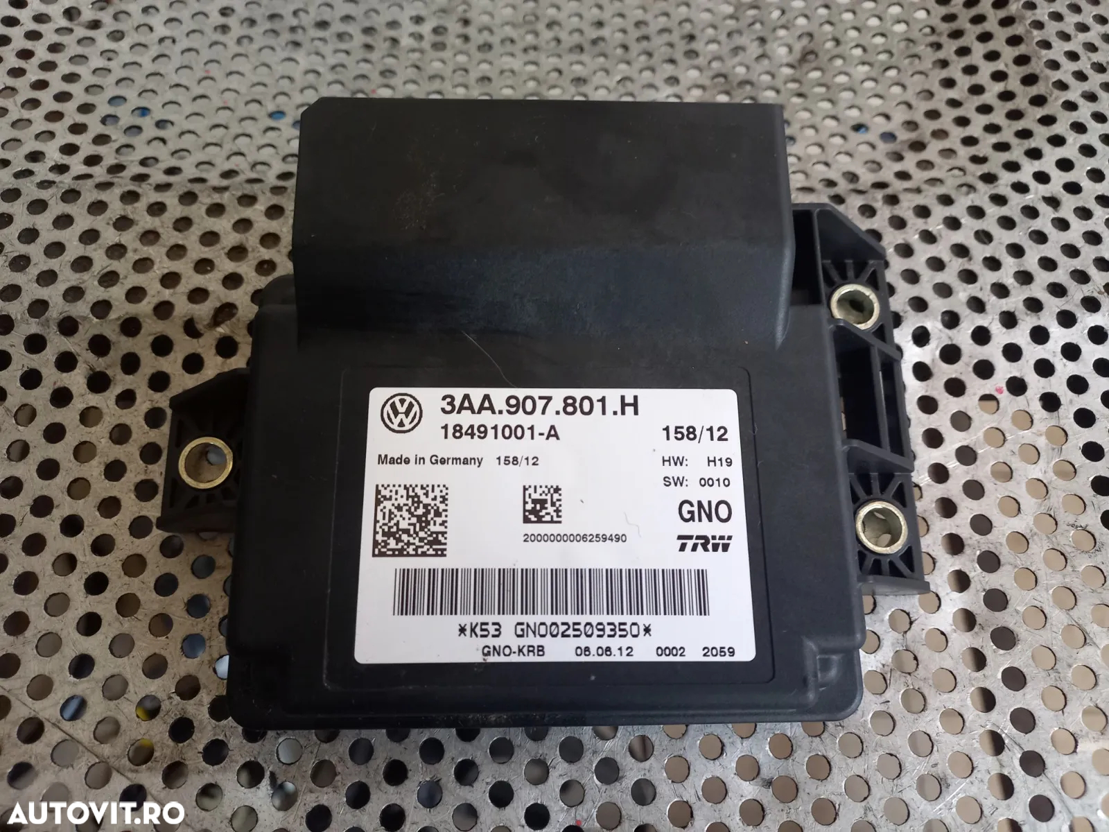 Calculator Modul Frana De Mana Vw Passat B7 An 2011-2012-2013-2014-2015 Motor 1.6 Tdi CAY Cutie MYB - 4