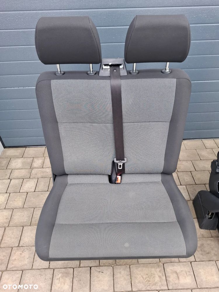 VW T5 T5 LIFT T6 FOTELE PRZEDNIE KANAPA 2 OSOBOWA - 6