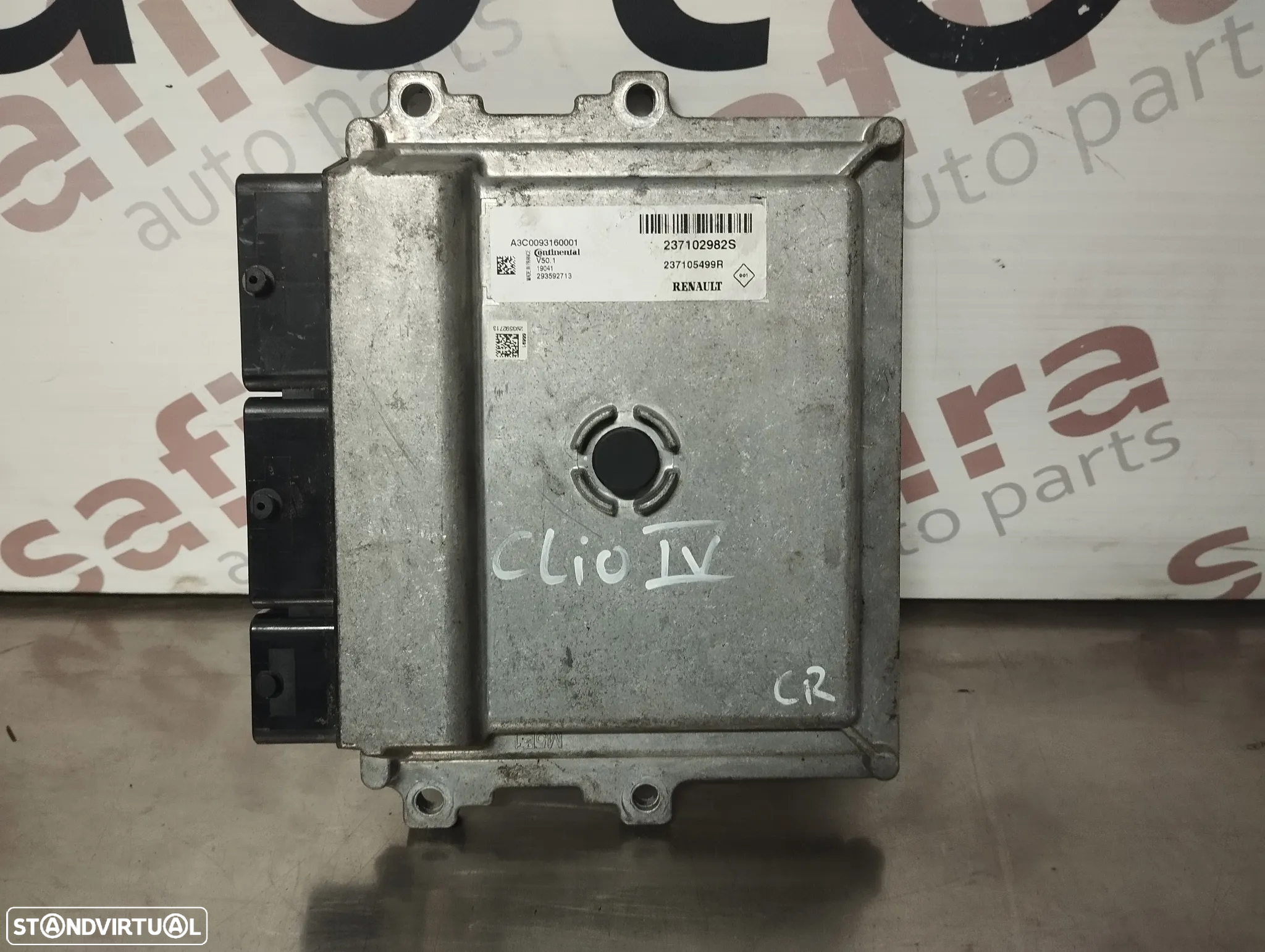 UNIDADE / CENTRALINA DO MOTOR RENAULT CLIO IV 0.9TCE 237102982S 237105499R A3C0093160001 - 2