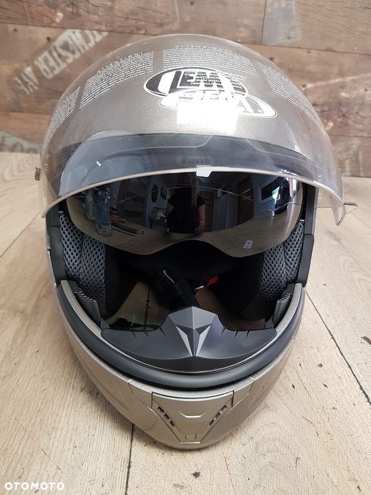 Kask motocyklowy LEM z odpinaną szczęką rozmiar M 57 - 2