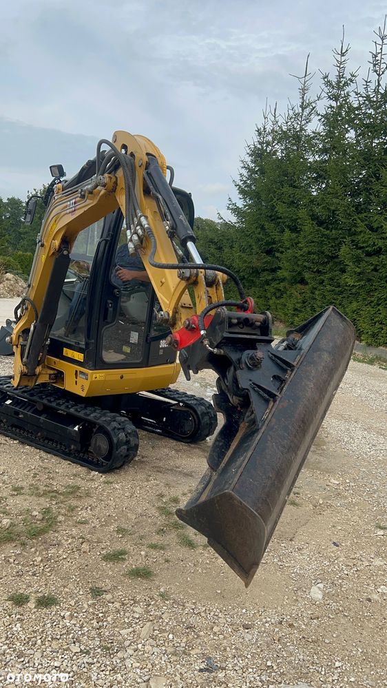 Caterpillar MINIKOPARKA CAT 302,7 gąsienicowa 2x łyżka Grabie WIERTNICA widły 303,5 Catepillar 305 koparka 3 5 tony sprowadzona 1 właściciel po serwisie BOBCAT SANNY YANMAR JCB KUBOTA mini koparka - 20
