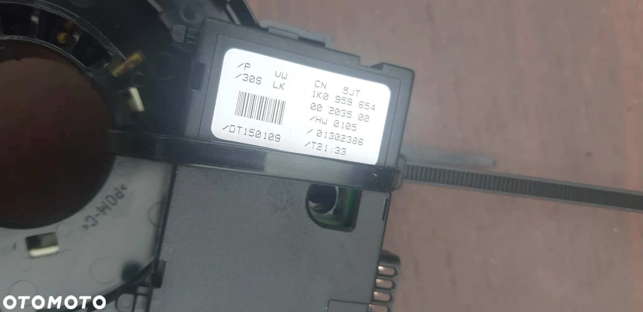 Taśma zwijak AIRBAG czujnik kąta skrętu Skoda Octavia II 2009r. 1K0959653C 1K0959654 - 5