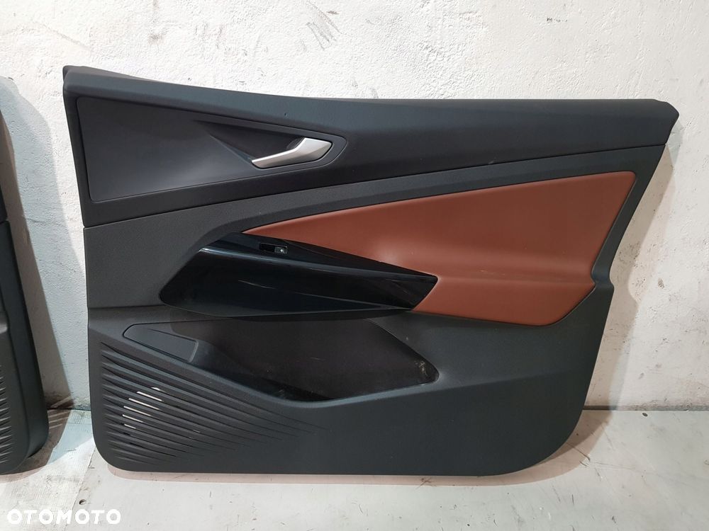 boczki tapicerka drzwi komplet vw id 4 skóra eur 21r - 3