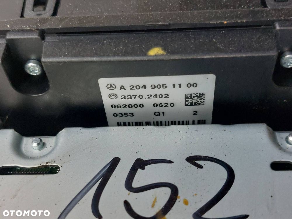 RADIO ODTWARZACZ MERCEDES-BENZ W204 C KLASA 2049005903 - 6