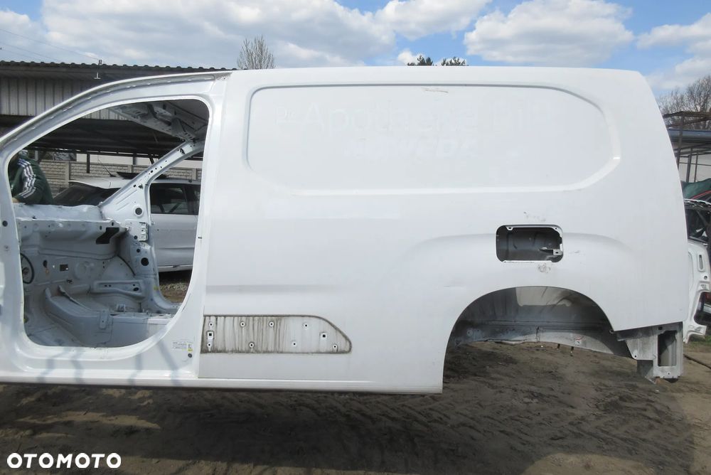 Citroen Berlingo IV K9 LONG 2018- słupek środkowy, błotniki tylne, podłużnica - 5