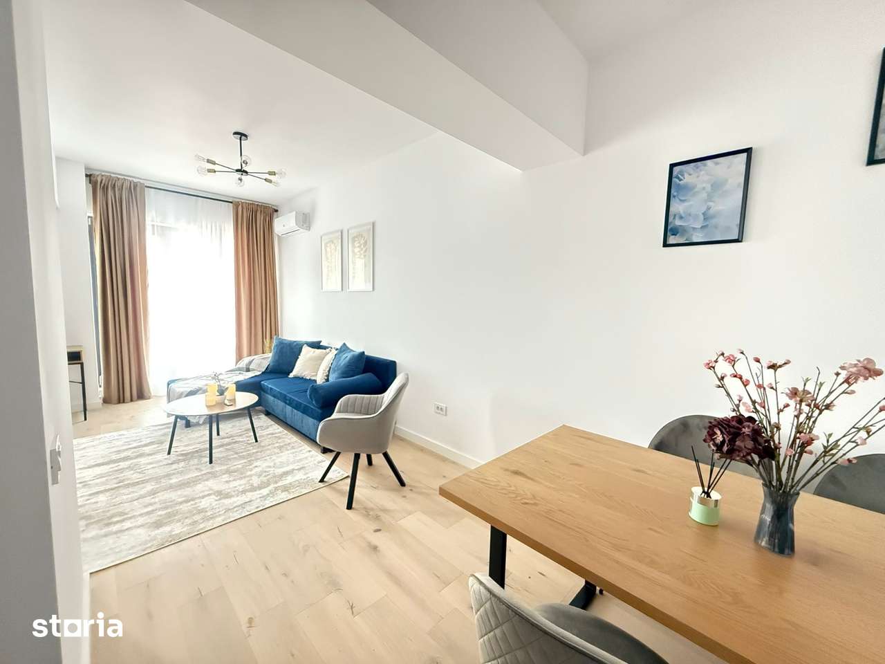 2 camere premium de inchiriat in First Estates Pipera | Mobilat comple — fotografia 3