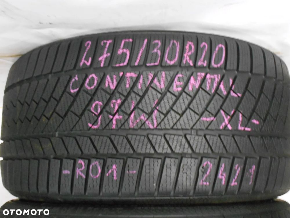 OPONY 275/30R20 CONTINENTAL WINTER CONTACT TS 850P XL R01 DOT 2421 7.7MM - 2