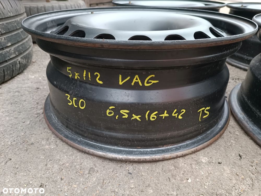 5x112 Felgi Stalowe Stal 16 VW Passat B5 B7 b6 SHARAN GOLF 5 6 7 V VI VII CADDY TOURAN JETTA PASSAT SKODA OCTAVIA II III IV 2 3 4 SUPERB YETI SEAT EXEO LEON TOLEDO ALTEA ALHAMBRA AUDI A3 8P 8V A4 B5 B6 b7 A6 C5 Legnica ALU-RAD - 7