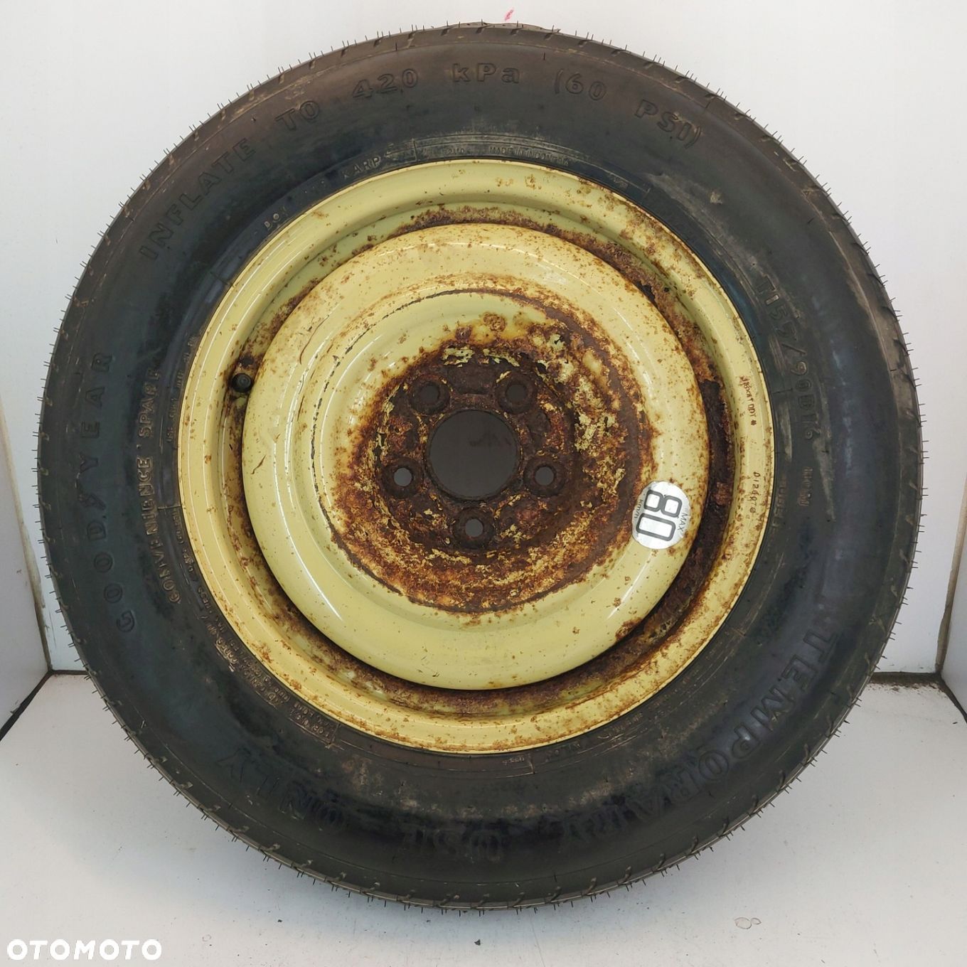 Koło dojazdowe Dojazdówka 16 5x114,3 Citroen C-Crosser 155/90R16 B1940 - 1