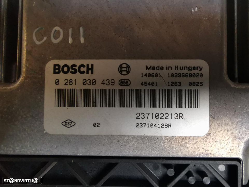 DACIA DUSTER 1.5 DCI CENTRALINA MOTOR BOSCH C011 - 2
