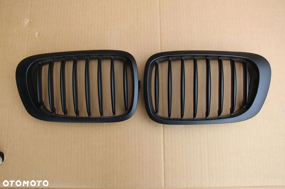 Grill Atrapa nosek nerki BMW 3 e46 COUPE CABRIO black mat czarne - 1
