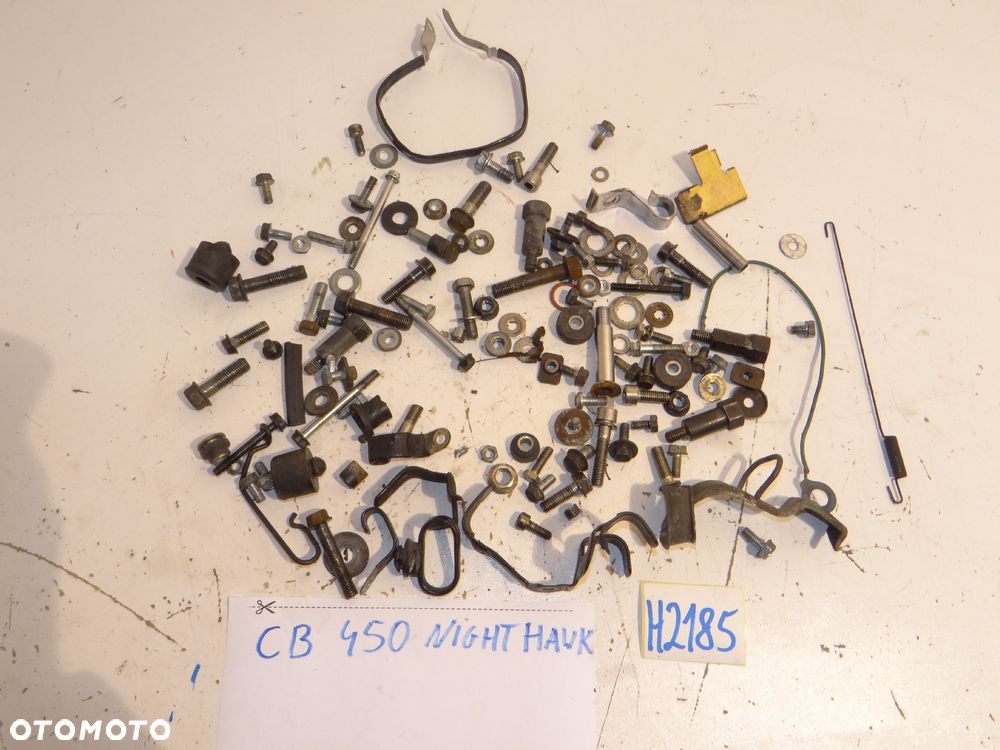 Honda CB 450 Nighthawk 84r śruby podkładki nakrętki blacha H2185 - 1