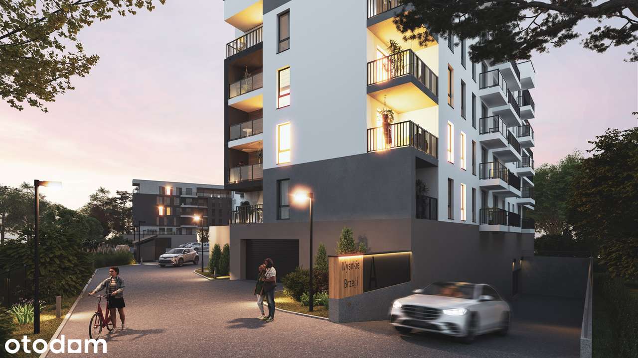 Nowoczesny Apartament z Dwoma Balkonami w Centrum - 3 Pokoje