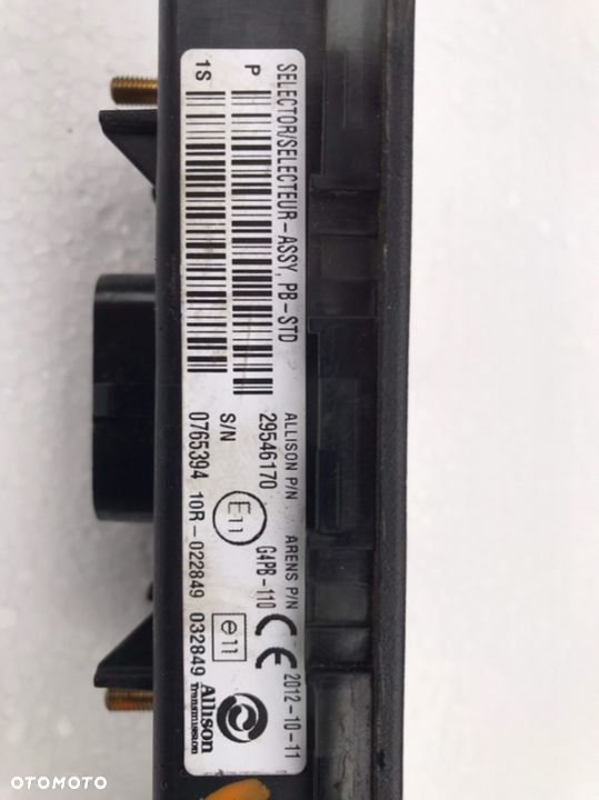 Wybierak sterownik skrzyni biegów Allison - 5